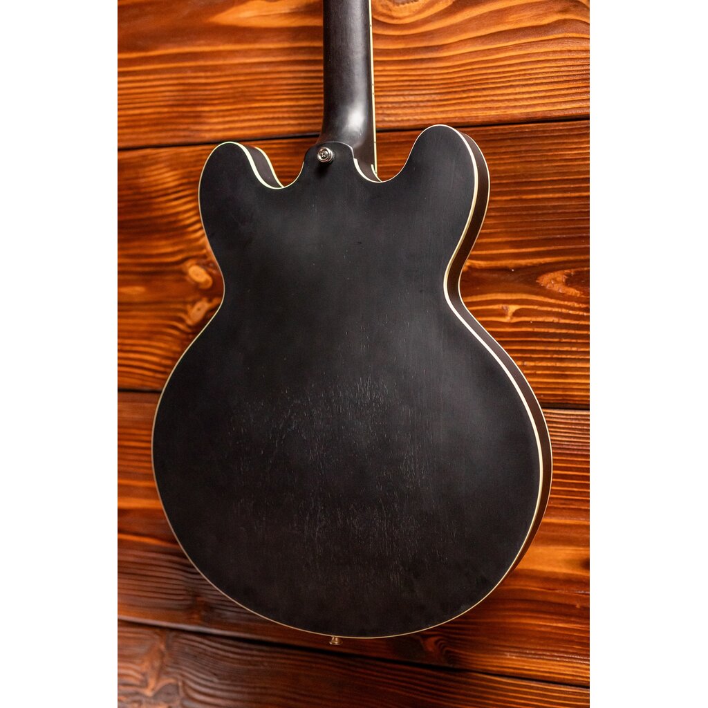 Epiphone Epiphone Casino Semi-Hollow Body Electric Guitar, Worn Ebony (In-Store Pickup Only)