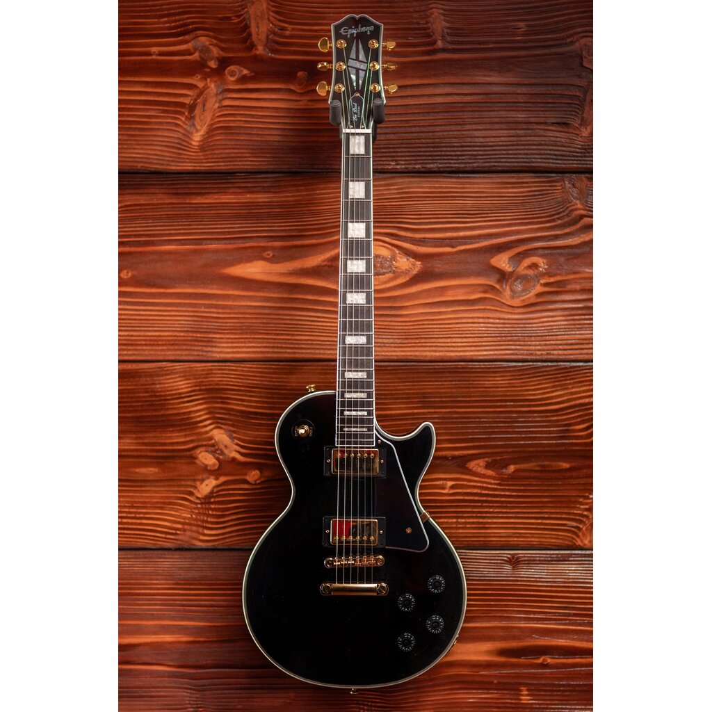 Epiphone Epiphone Les Paul Custom Electric Guitar, Ebony (In-Store Pickup Only)