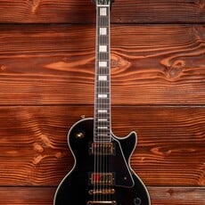 Epiphone Epiphone Les Paul Custom Electric Guitar, Ebony (In-Store Pickup Only)