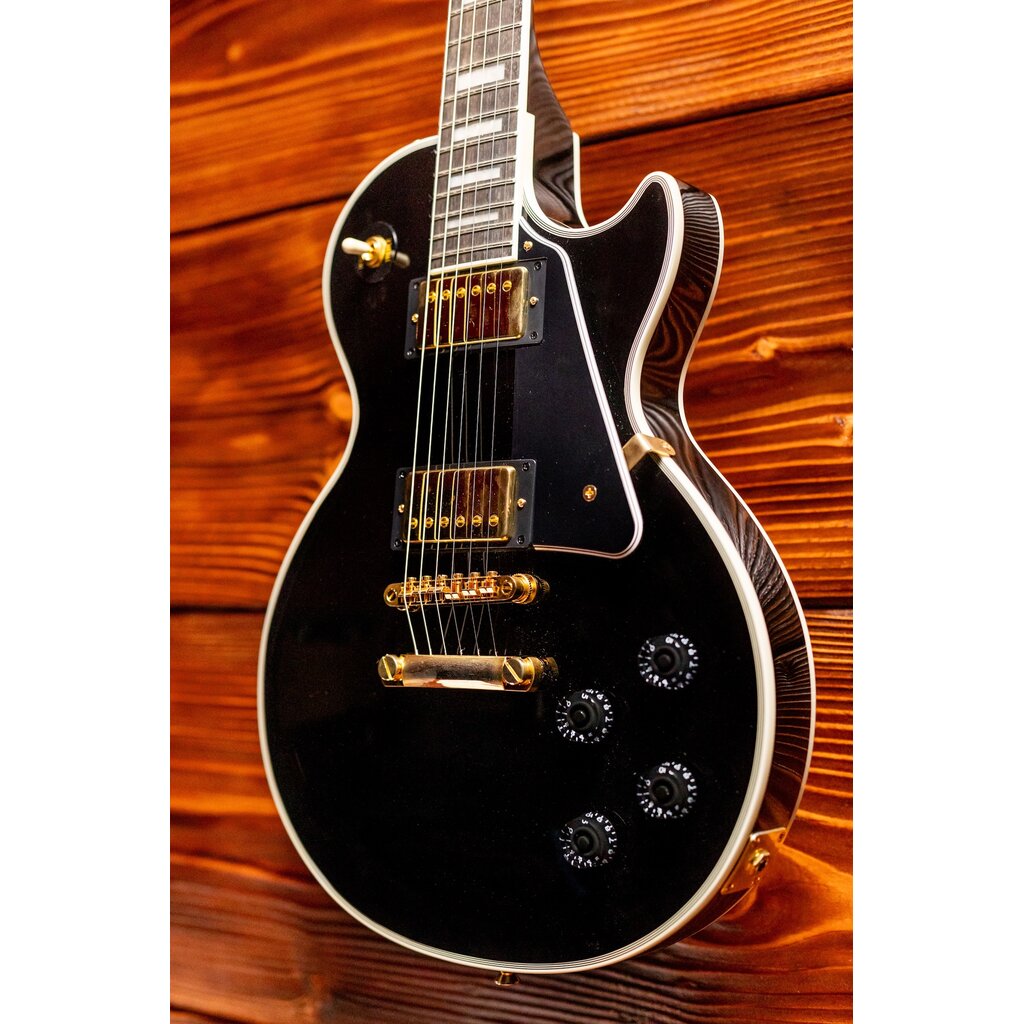 Epiphone Epiphone Les Paul Custom Electric Guitar, Ebony (In-Store Pickup Only)