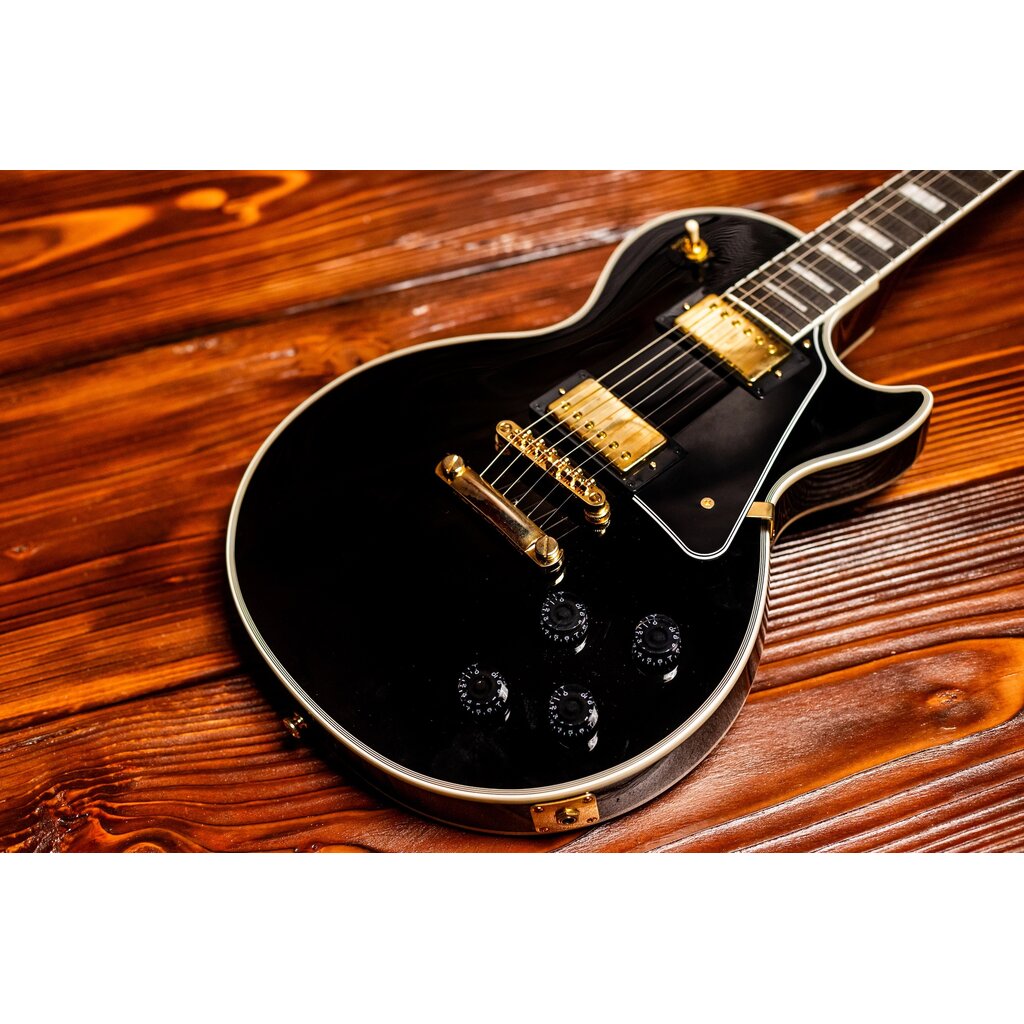 Epiphone Epiphone Les Paul Custom Electric Guitar, Ebony (In-Store Pickup Only)