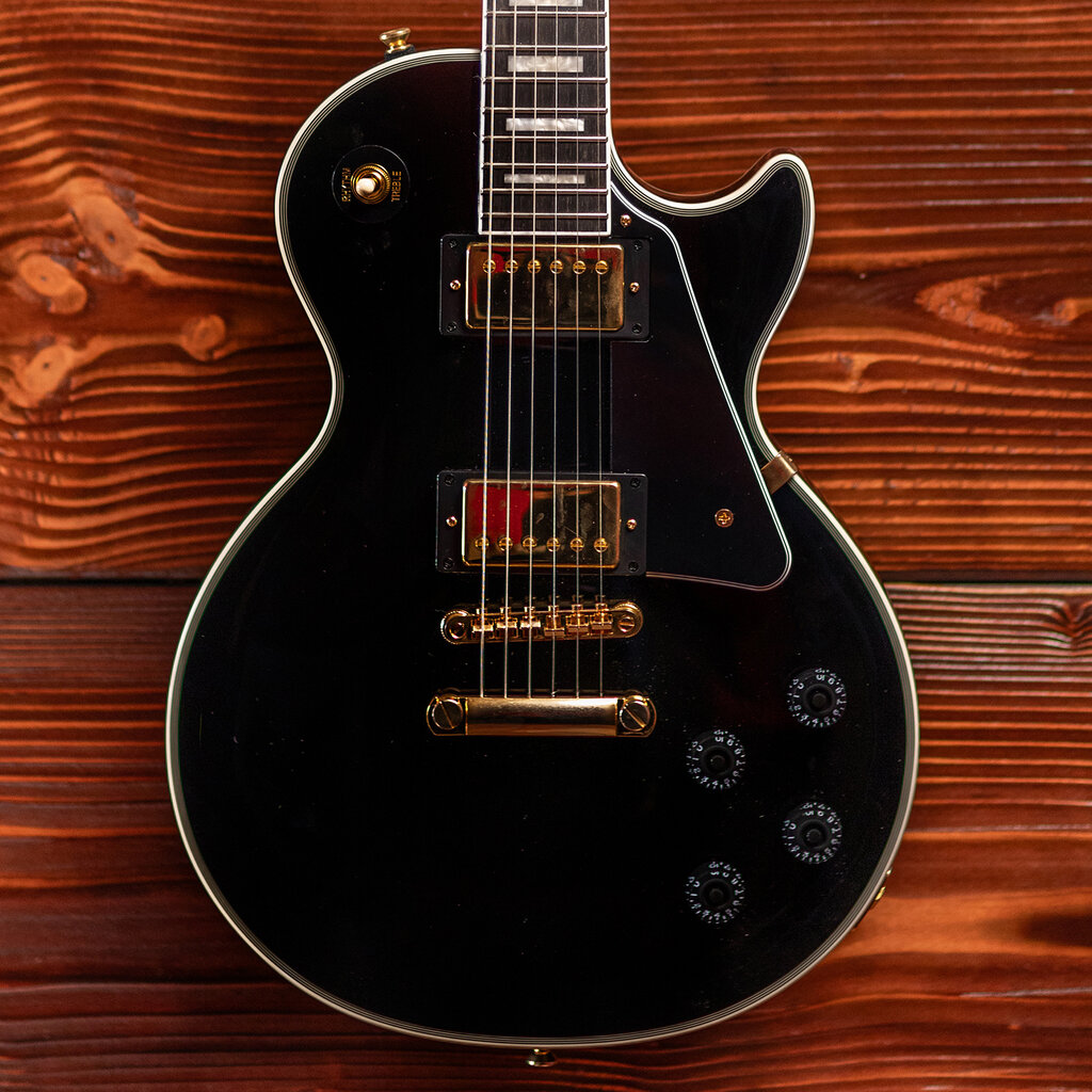 Epiphone Epiphone Les Paul Custom Electric Guitar, Ebony (In-Store Pickup Only)