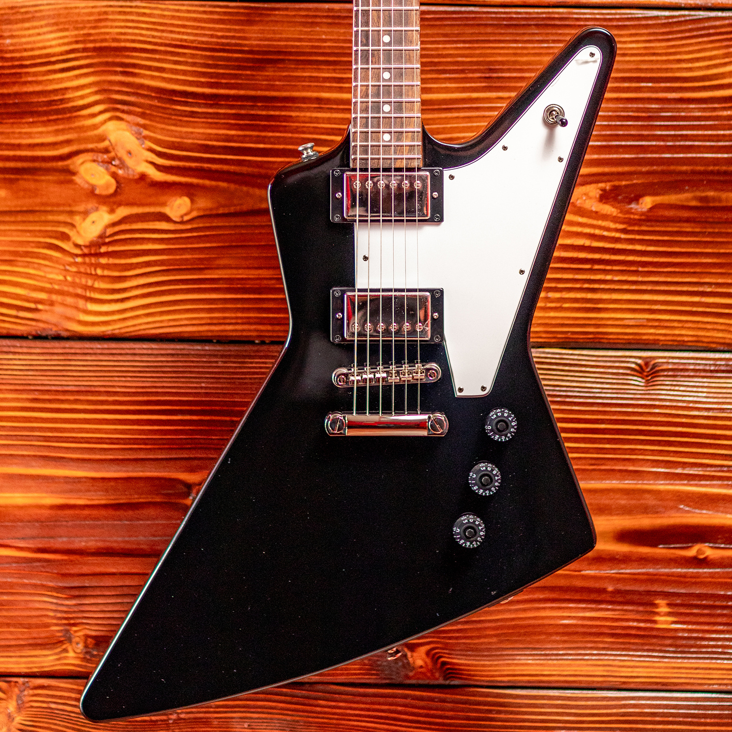 Epiphone Explorer Electric Guitar, Ebony - Music Freqs Store