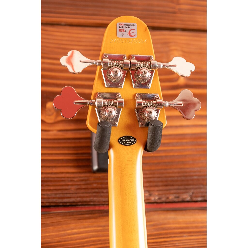 Epiphone Epiphone Grabber Electric Bass, Ebony (Included Premium Gig Bag) (In-Store Pickup Only)