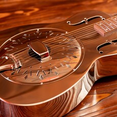 Epiphone Epiphone Dobro Hound Dog M-14 Acoustic Resonator Guitar, Metal Body, Nickel (In-Store Pickup Only)