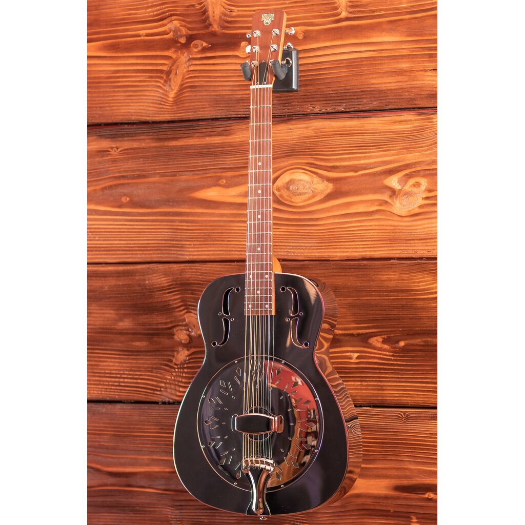 Epiphone Epiphone Dobro Hound Dog M-14 Acoustic Resonator Guitar, Metal Body, Nickel (In-Store Pickup Only)