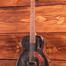Epiphone Epiphone Dobro Hound Dog M-14 Acoustic Resonator Guitar, Metal Body, Nickel (In-Store Pickup Only)