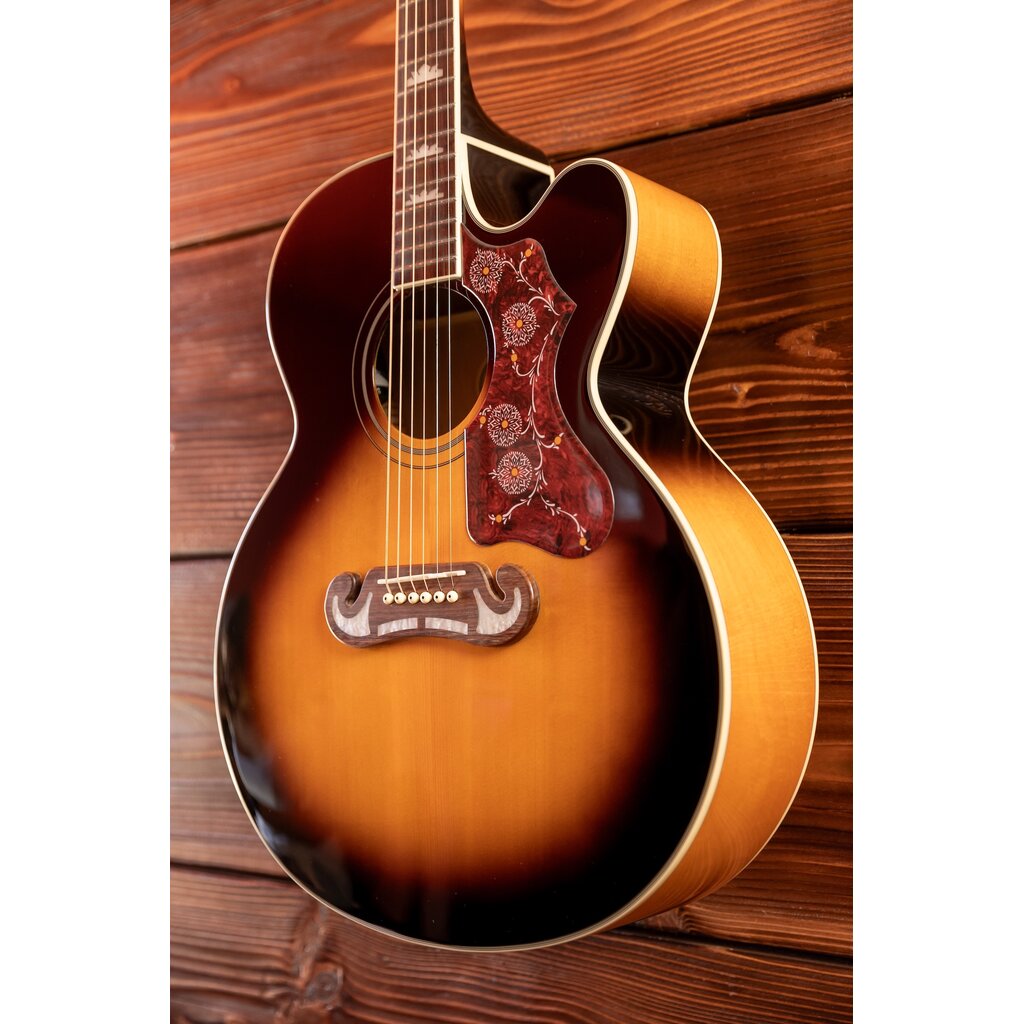 Epiphone Epiphone J-200 EC Studio Electric Acoustic Guitar, Vintage Sunburst (In-Store Pickup Only)