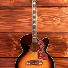 Epiphone Epiphone J-200 EC Studio Electric Acoustic Guitar, Vintage Sunburst (In-Store Pickup Only)