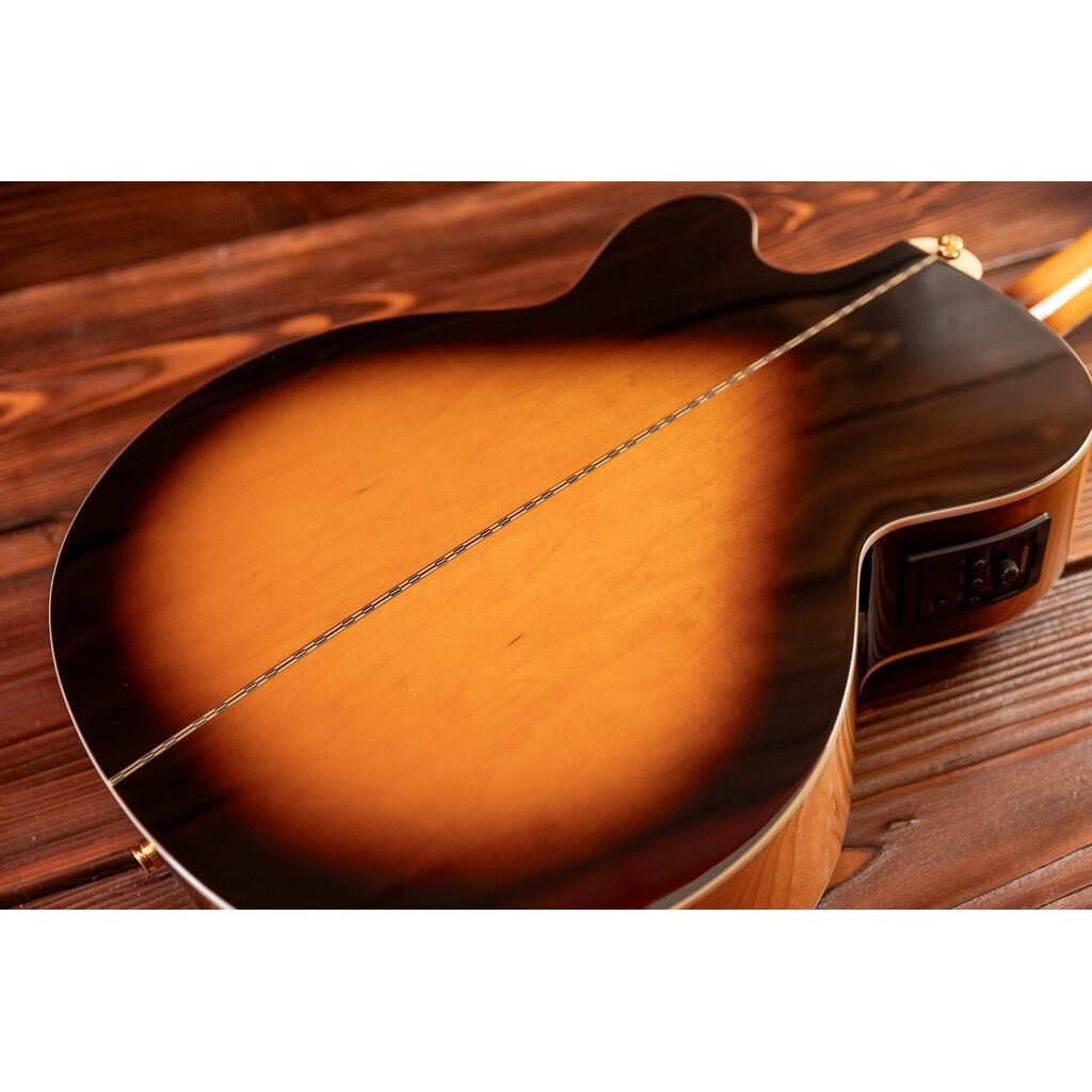 Epiphone Epiphone J-200 EC Studio Electric Acoustic Guitar, Vintage Sunburst (In-Store Pickup Only)