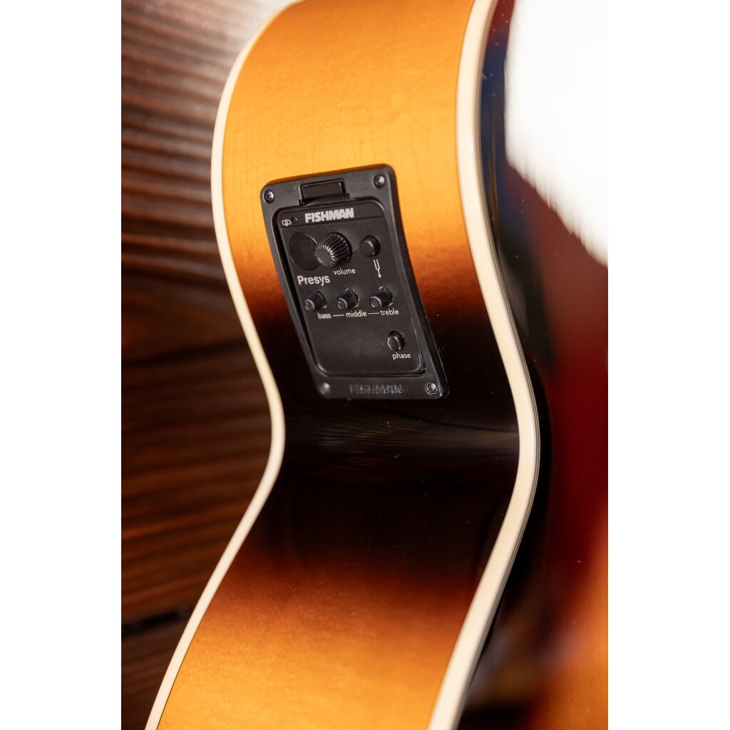 Epiphone Epiphone J-200 EC Studio Electric Acoustic Guitar, Vintage Sunburst (In-Store Pickup Only)