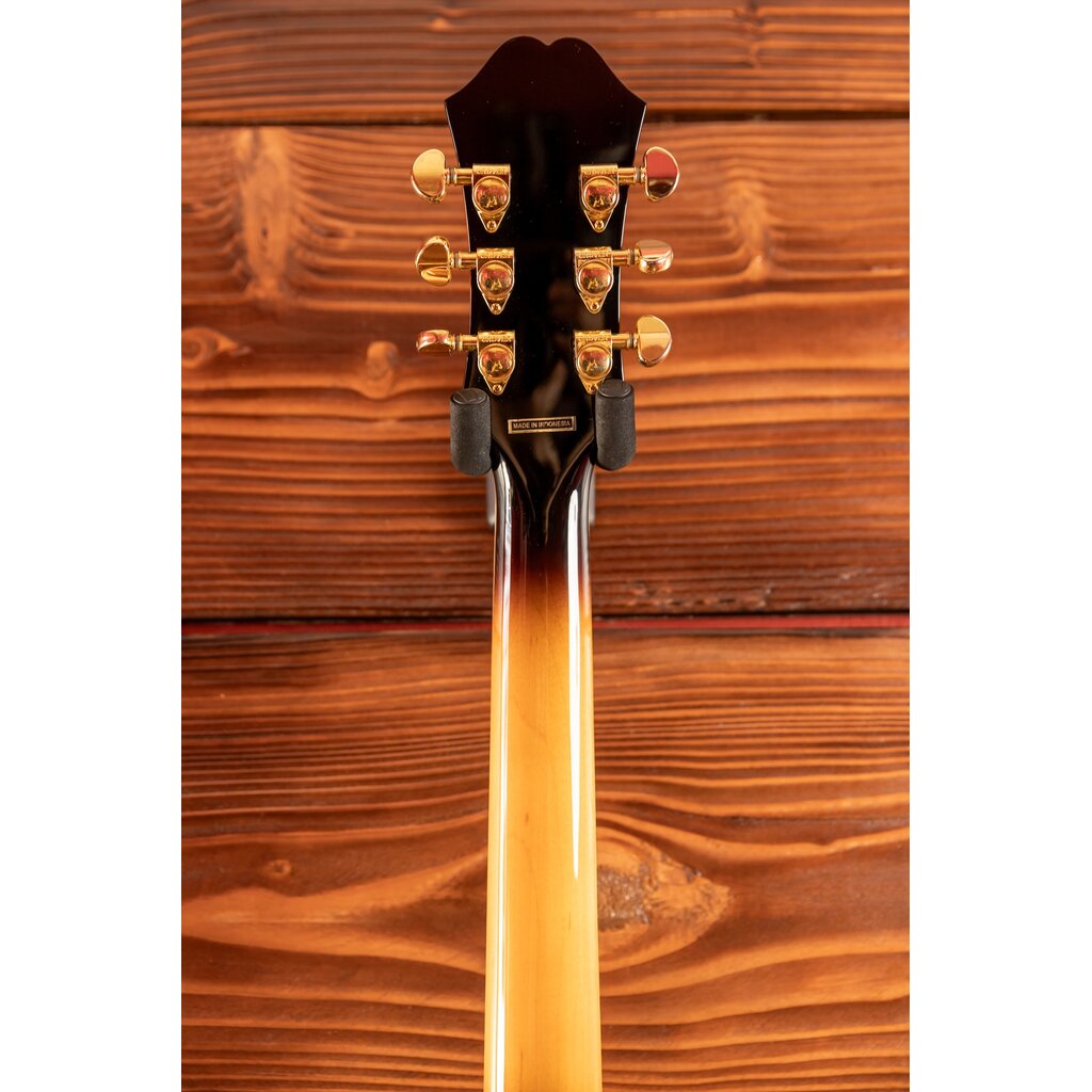 Epiphone Epiphone J-200 EC Studio Electric Acoustic Guitar, Vintage Sunburst (In-Store Pickup Only)