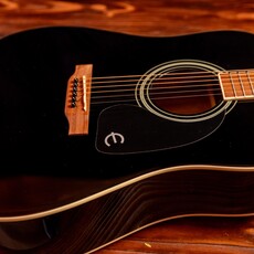 Epiphone Epiphone Songmaker DR-100 Square Shoulder Acoustic Guitar, Ebony (In-Store Pickup Only)