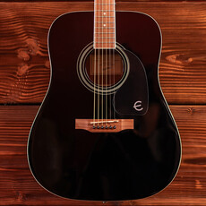 Epiphone Epiphone Songmaker DR-100 Square Shoulder Acoustic Guitar, Ebony (In-Store Pickup Only)