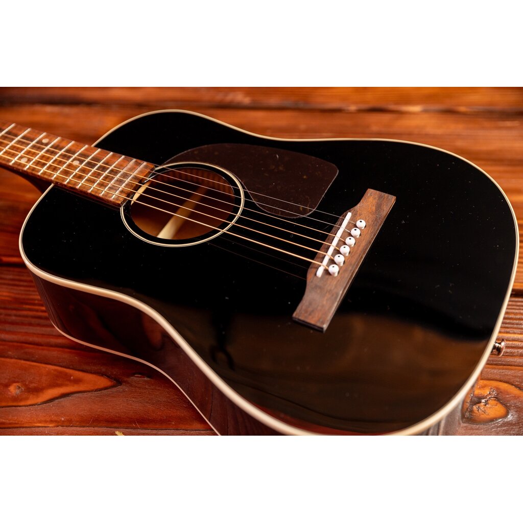 Epiphone Epiphone J-45 Express Acoustic Guitar, Ebony (Included Gig Bag) (In-Store Pickup Only)