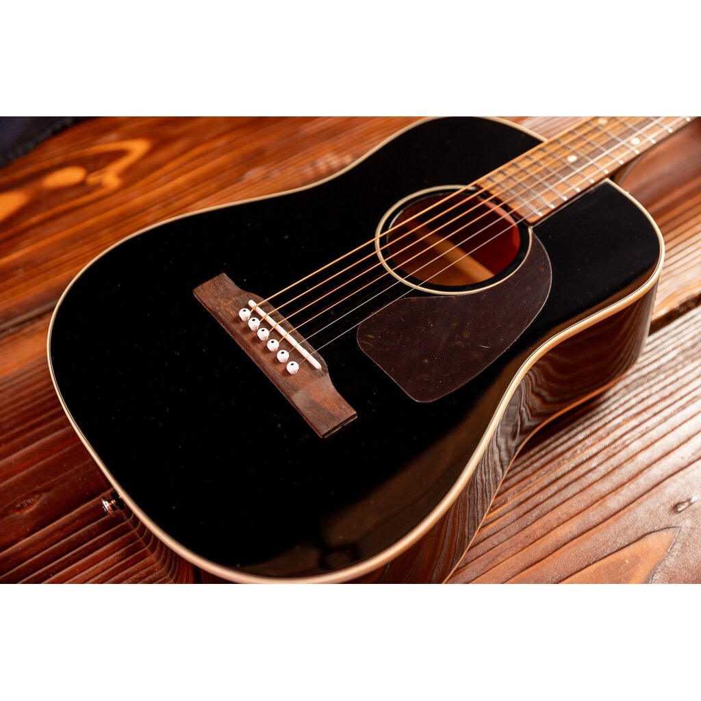 Epiphone Epiphone J-45 Express Acoustic Guitar, Ebony (Included Gig Bag) (In-Store Pickup Only)