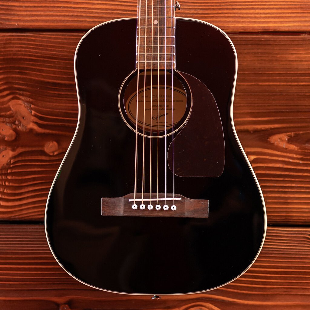 Epiphone Epiphone J-45 Express Acoustic Guitar, Ebony (Included Gig Bag) (In-Store Pickup Only)