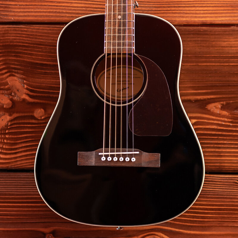 Epiphone Epiphone J-45 Express Acoustic Guitar, Ebony (Included Gig Bag) (In-Store Pickup Only)