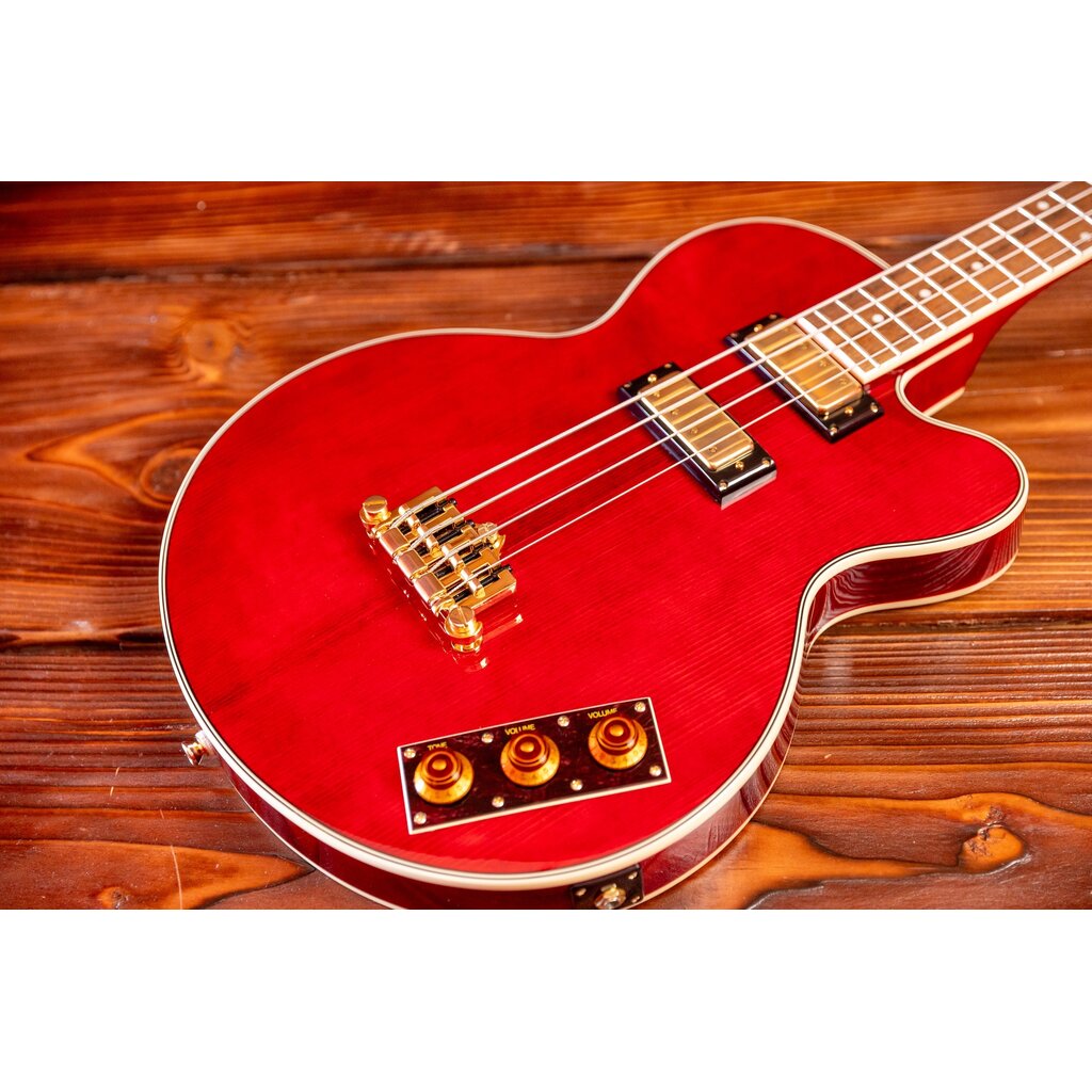 Epiphone Epiphone Allen Woody Rumblekat Electric Bass, Wine Red (In-Store Pickup Only)