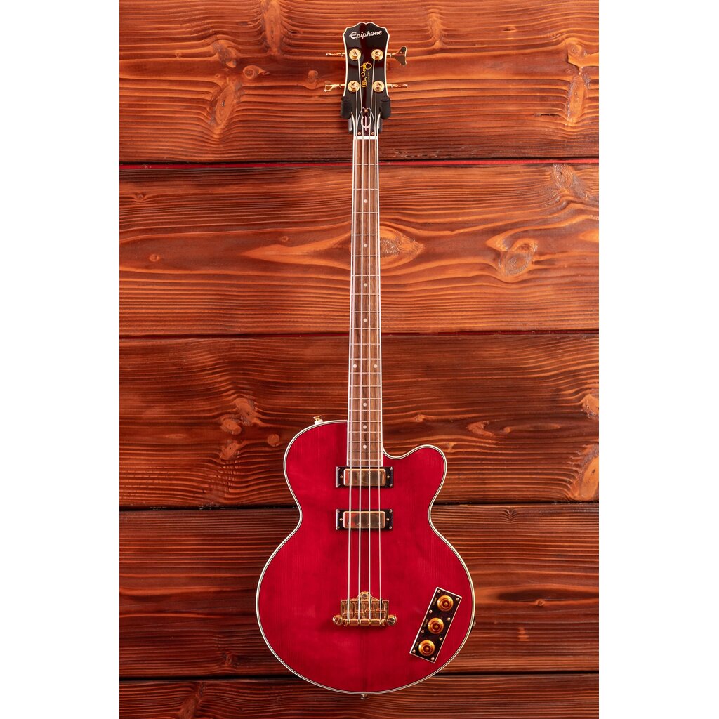 Epiphone Epiphone Allen Woody Rumblekat Electric Bass, Wine Red (In-Store Pickup Only)