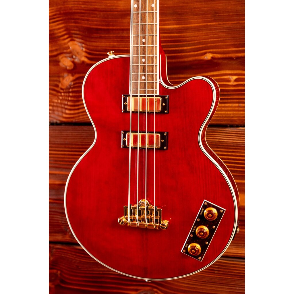 Epiphone Epiphone Allen Woody Rumblekat Electric Bass, Wine Red (In-Store Pickup Only)