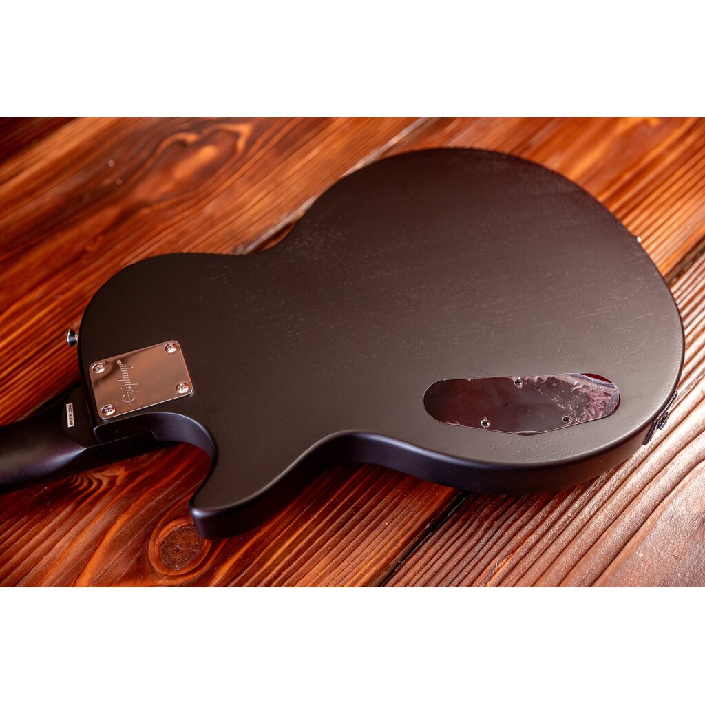 Epiphone Epiphone Les Paul Special E1 Electric Guitar, Worn Ebony (In-Store Pickup Only)