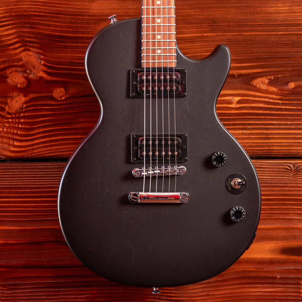 Epiphone Epiphone Les Paul Special E1 Electric Guitar, Worn Ebony (In-Store Pickup Only)