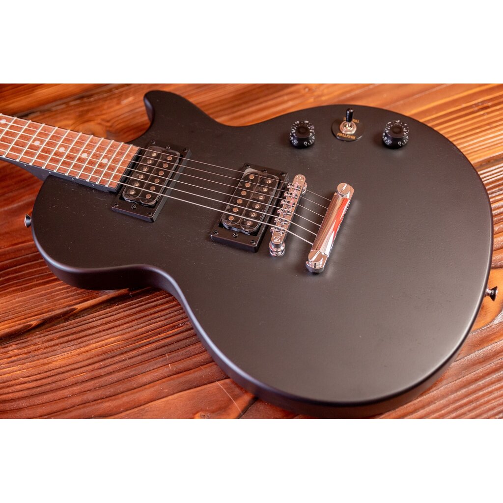 Epiphone Epiphone Les Paul Special E1 Electric Guitar, Worn Ebony (In-Store Pickup Only)