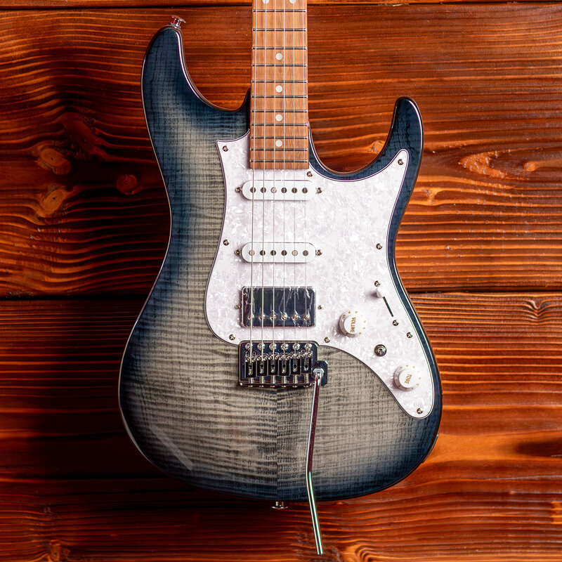 Ibanez Ibanez Standard AZ22S1F Electric Guitar, Transparent Black Sunburst