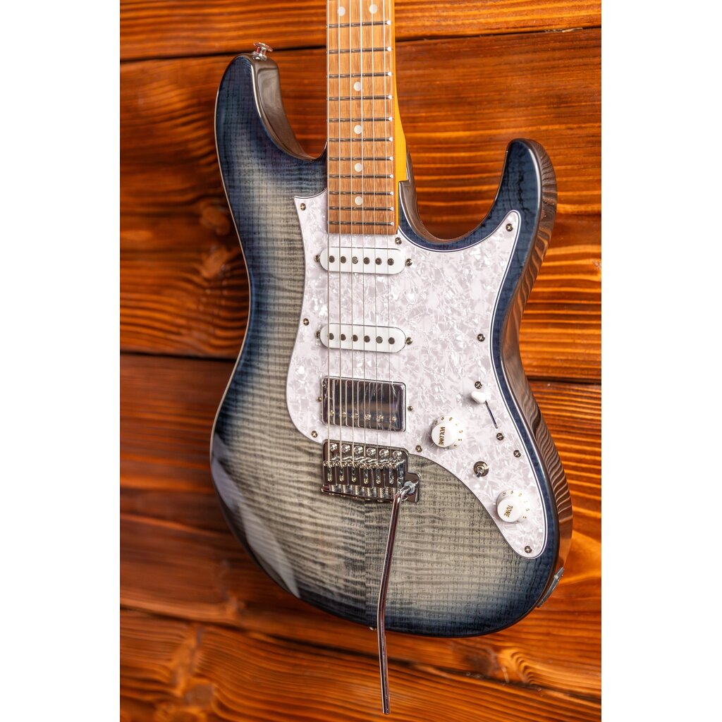 Ibanez Ibanez Standard AZ22S1F Electric Guitar, Transparent Black Sunburst