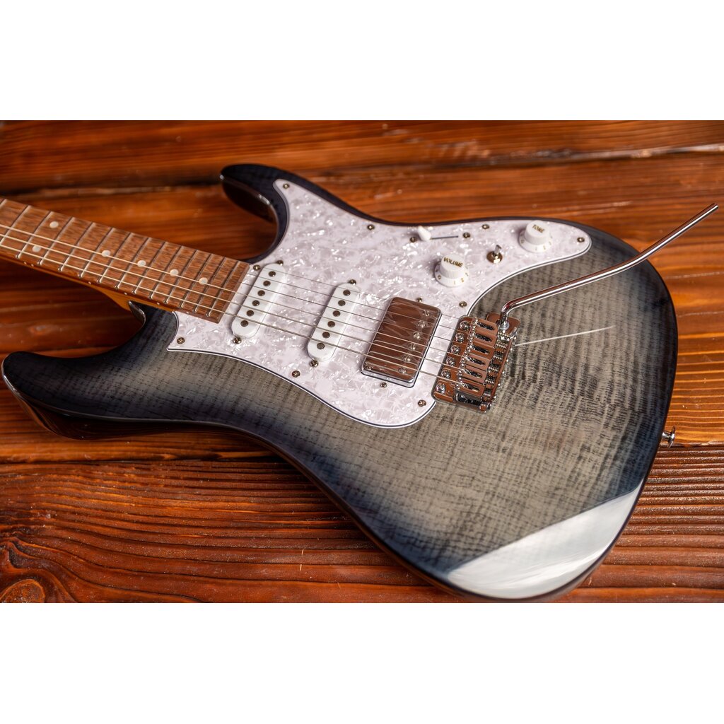 Ibanez Ibanez Standard AZ22S1F Electric Guitar, Transparent Black Sunburst