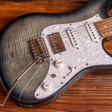 Ibanez Ibanez Standard AZ22S1F Electric Guitar, Transparent Black Sunburst