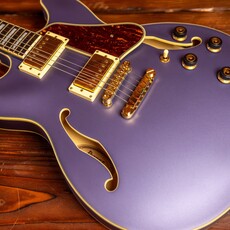 Ibanez Ibanez Artcore AS73G Semi-Hollow Electric Guitar, Metallic Purple Flat