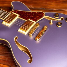 Ibanez Ibanez Artcore AS73G Semi-Hollow Electric Guitar, Metallic Purple Flat