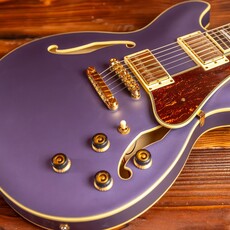 Ibanez Ibanez Artcore AS73G Semi-Hollow Electric Guitar, Metallic Purple Flat