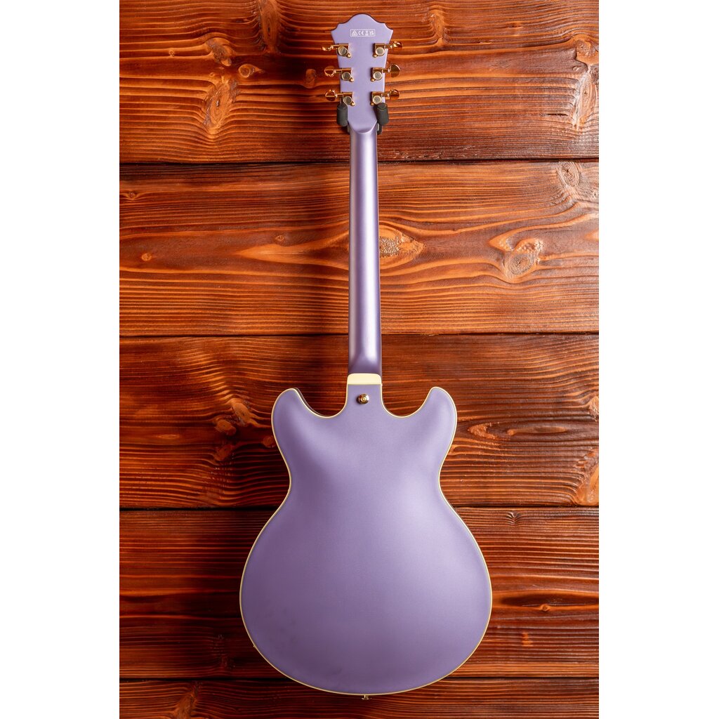 Ibanez Ibanez Artcore AS73G Semi-Hollow Electric Guitar, Metallic Purple Flat