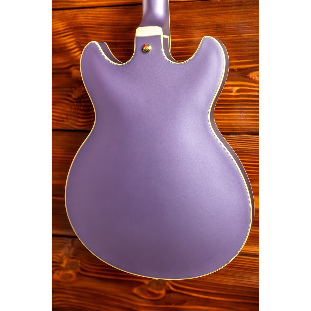 Ibanez Ibanez Artcore AS73G Semi-Hollow Electric Guitar, Metallic Purple Flat
