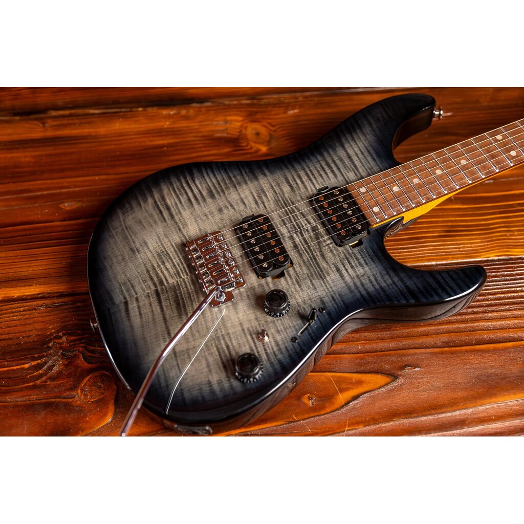 Ibanez Ibanez Standard AZ24S1F Electric Guitar, Transparent Black Sunburst