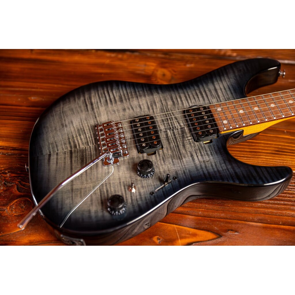 Ibanez Ibanez Standard AZ24S1F Electric Guitar, Transparent Black Sunburst