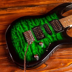 Ibanez Ibanez Gio GRX70QA Electric Guitar, Transparent Emerald Burst