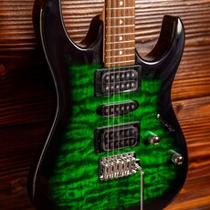 Ibanez Ibanez Gio GRX70QA Electric Guitar, Transparent Emerald Burst