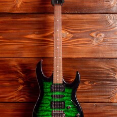 Ibanez Ibanez Gio GRX70QA Electric Guitar, Transparent Emerald Burst