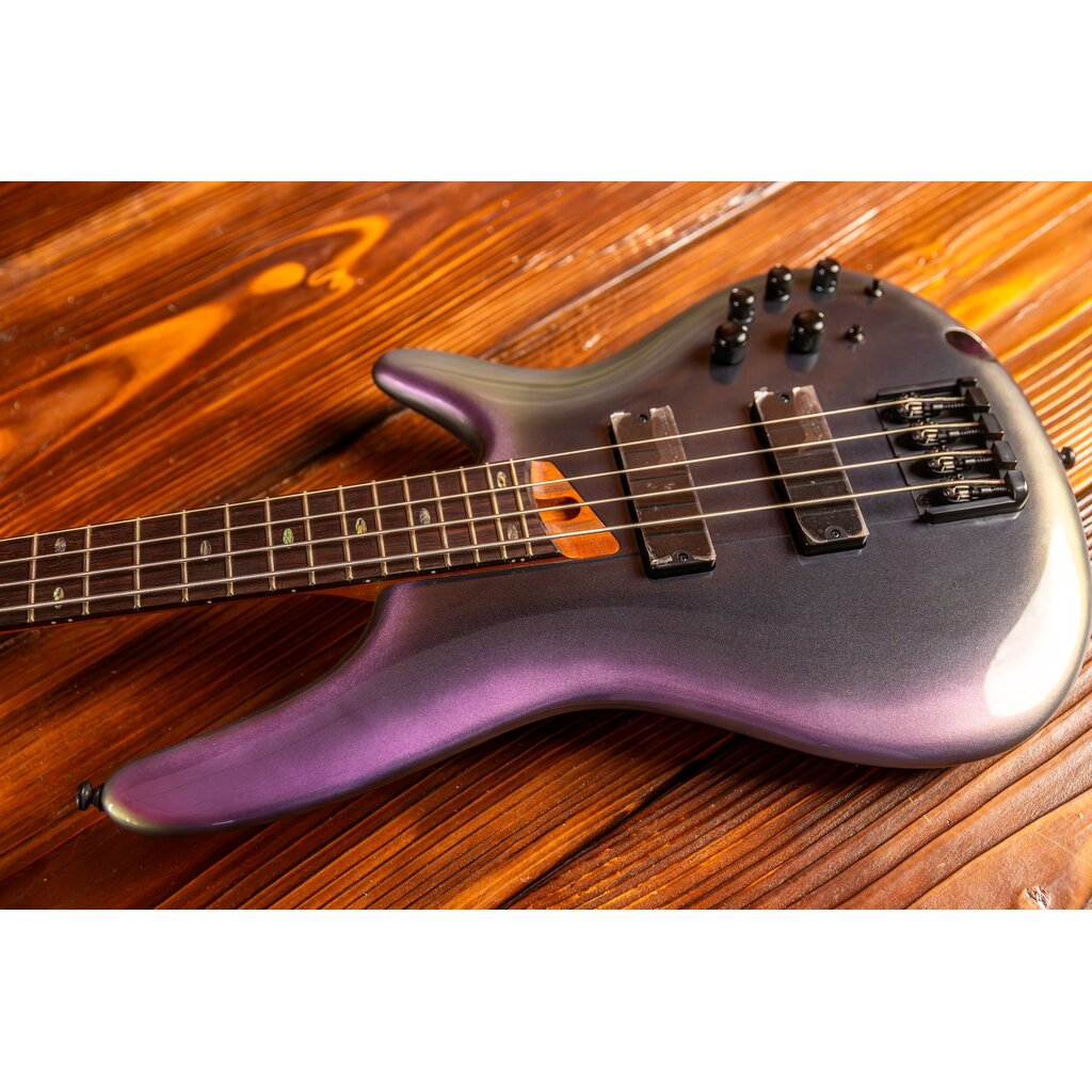 Ibanez Ibanez SR500E Electric Bass Guitar, Black Aurora Burst