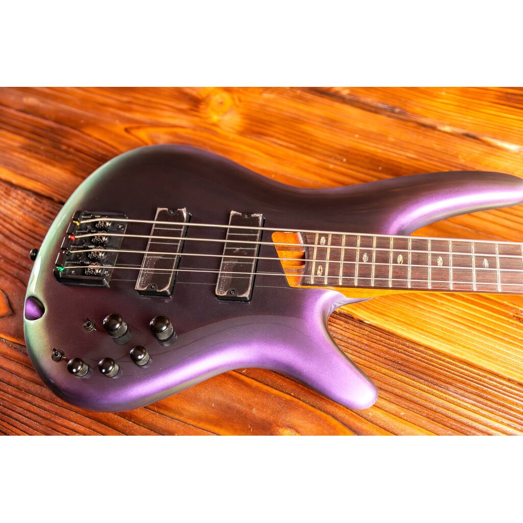 Ibanez Ibanez SR500E Electric Bass Guitar, Black Aurora Burst