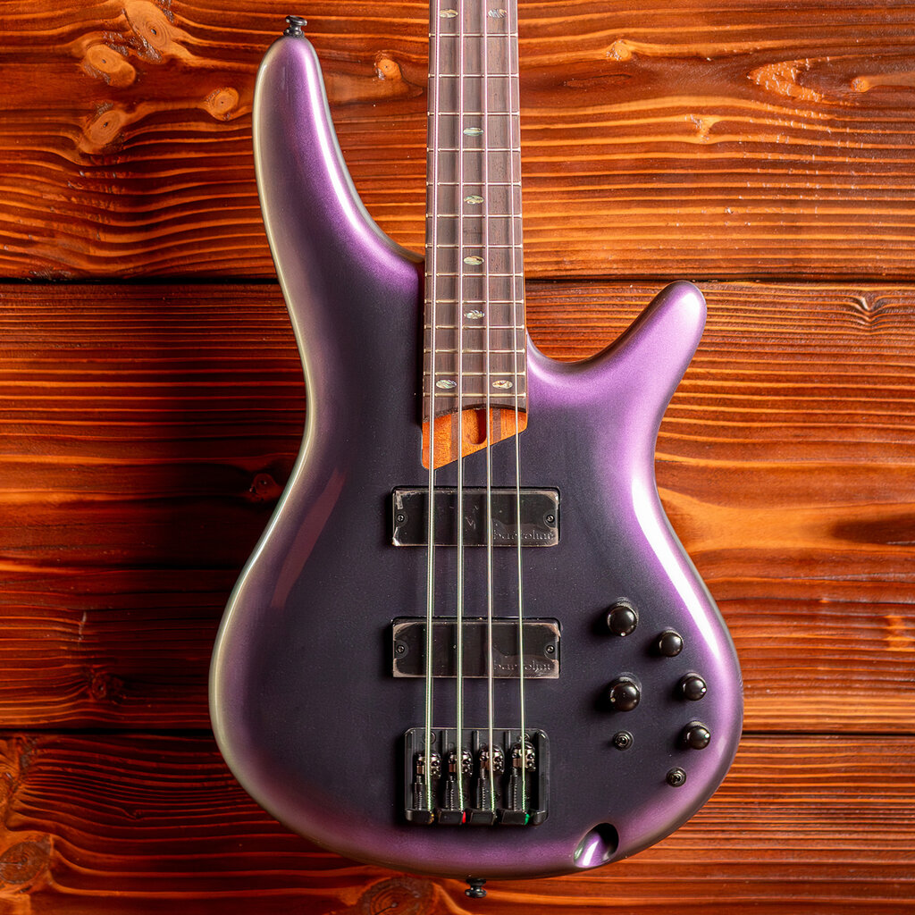 Ibanez Ibanez SR500E Electric Bass Guitar, Black Aurora Burst