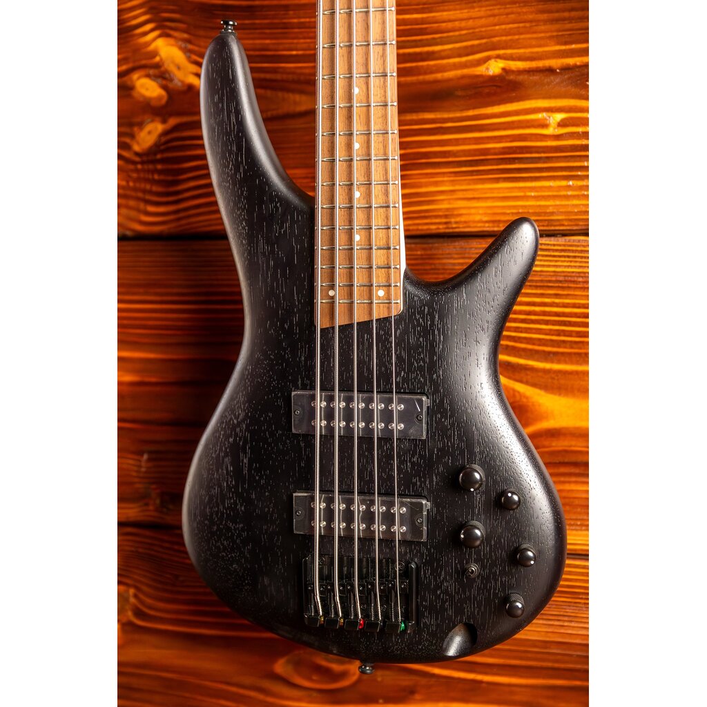 Ibanez Ibanez Standard SR305E 5-String Electric Bass Guitar, Weathered Black