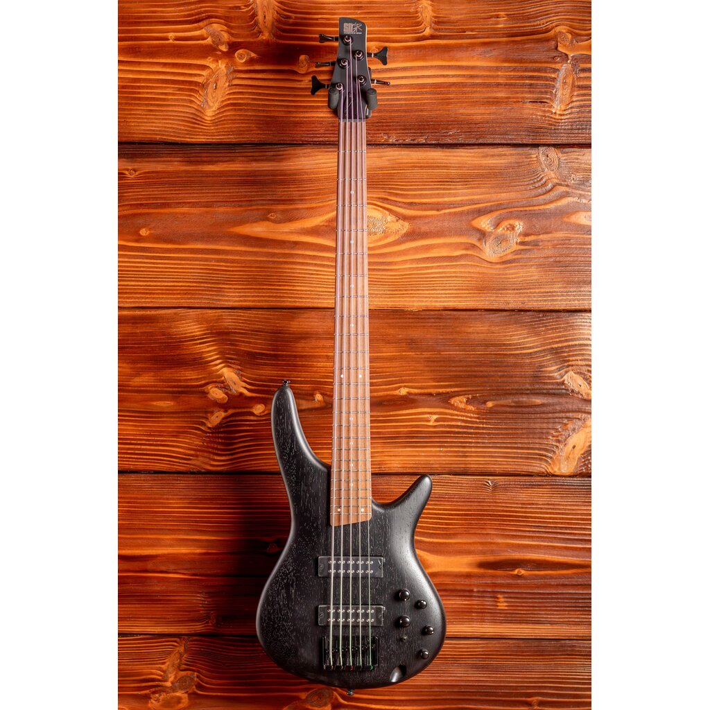 Ibanez Ibanez Standard SR305E 5-String Electric Bass Guitar, Weathered Black