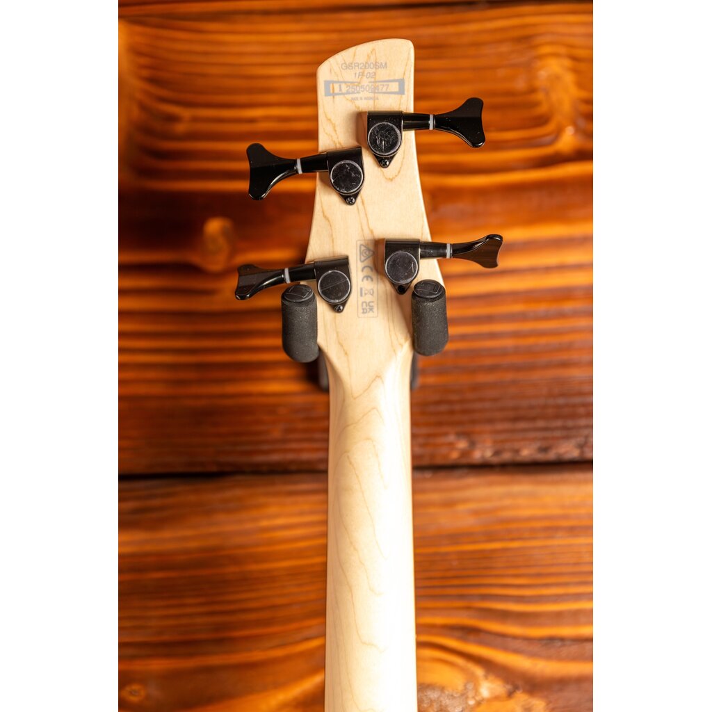 Ibanez Ibanez Gio GSR200SM Electric Bass Guitar, Charcoal Brown Burst