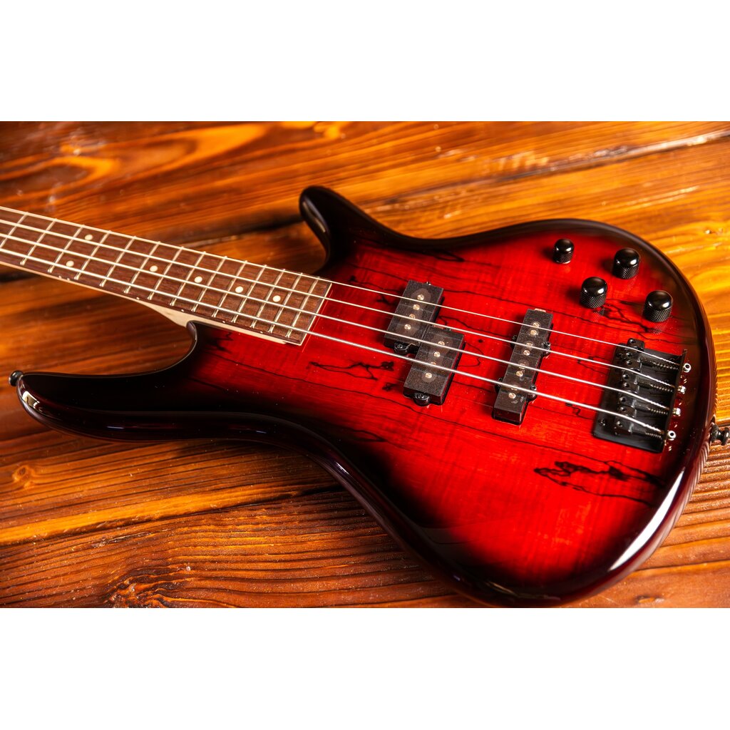Ibanez Ibanez Gio GSR200SM Electric Bass Guitar, Charcoal Brown Burst