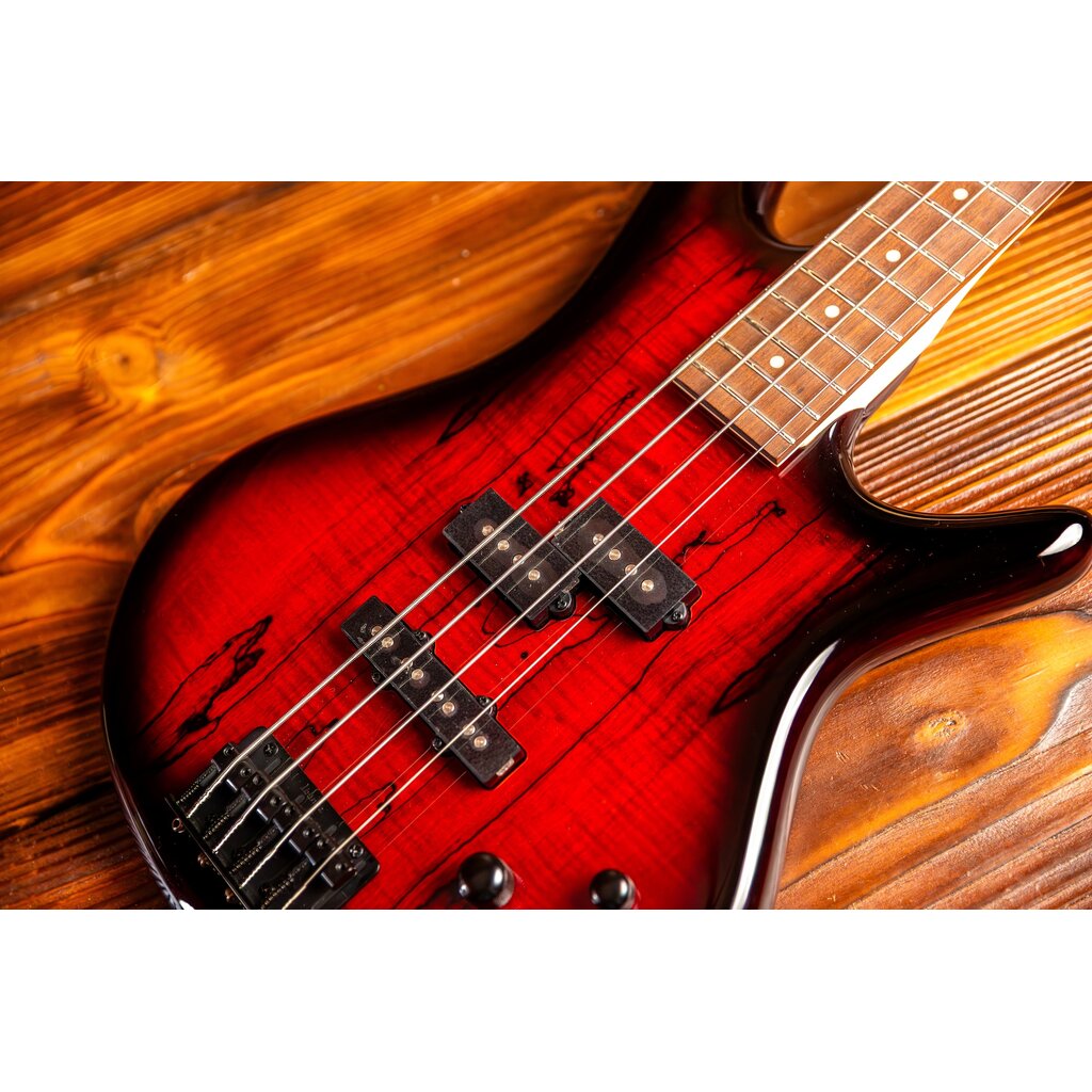 Ibanez Ibanez Gio GSR200SM Electric Bass Guitar, Charcoal Brown Burst